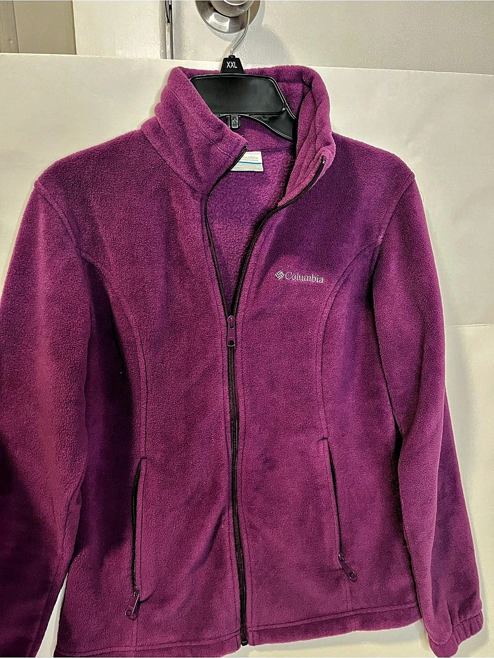 Columbia Benton Springs Full Zip Fleece Jacket Purple Fleece Jacket Medium